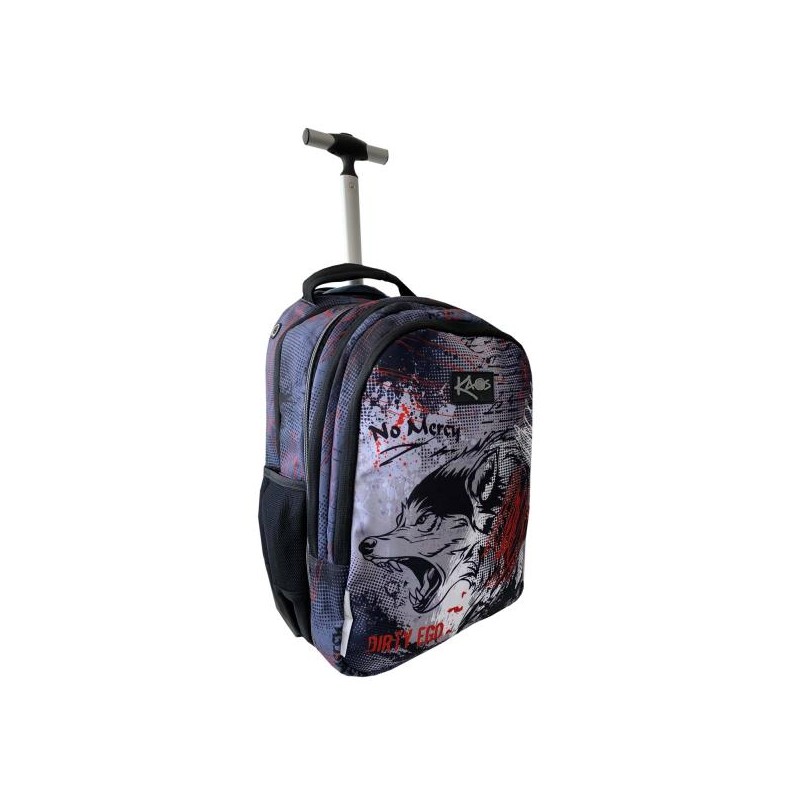 NAHRBTNIK ŠOLSKI TROLLEY 2 v 1 KAOS DIRTY EGO***