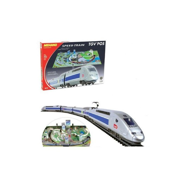 MEHANO VLAK GARNITURA TGV POS Z MAKETO T111