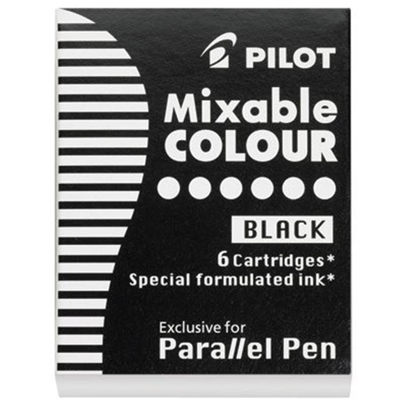 Vložki za Parallel Pen, črni, 6 kos