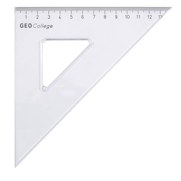 Trikotnik 45°, 14cm