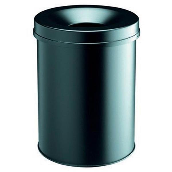 Koš za smeti kovinski (3305), črn