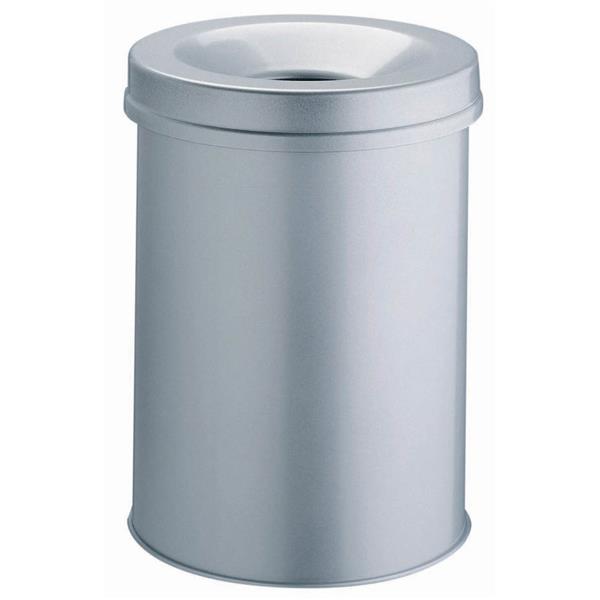 Koš za smeti kovinski (3305), srebrn