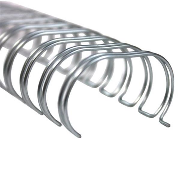 Spirale žica 12,7 mm srebrne, 100 kos